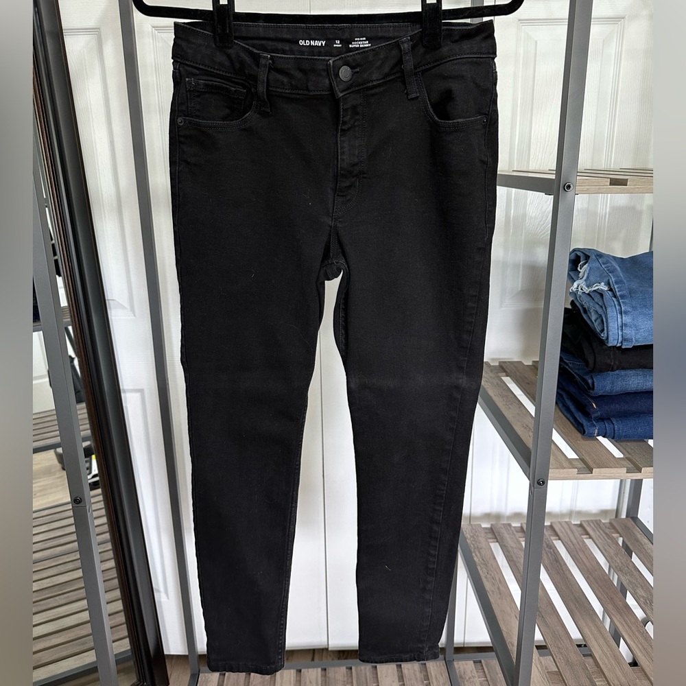 Old Navy Black Skinny Jeans Classic Style